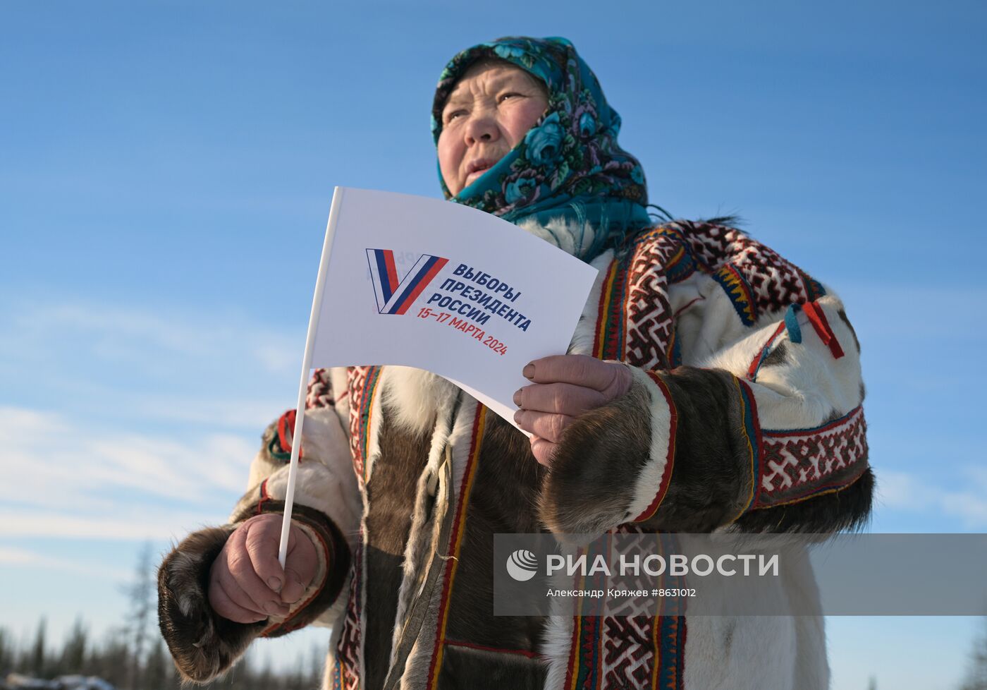 Досрочное голосование на стойбище оленеводов в ЯНАО