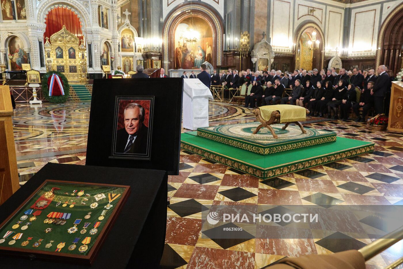 Отпевание бывшего премьера СССР Н. Рыжкова