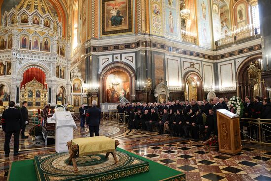 Отпевание бывшего премьера СССР Н. Рыжкова