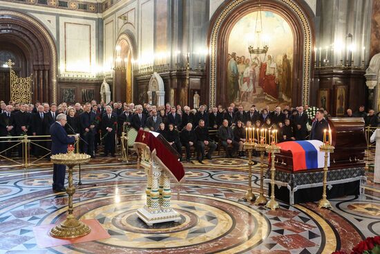 Отпевание бывшего премьера СССР Н. Рыжкова