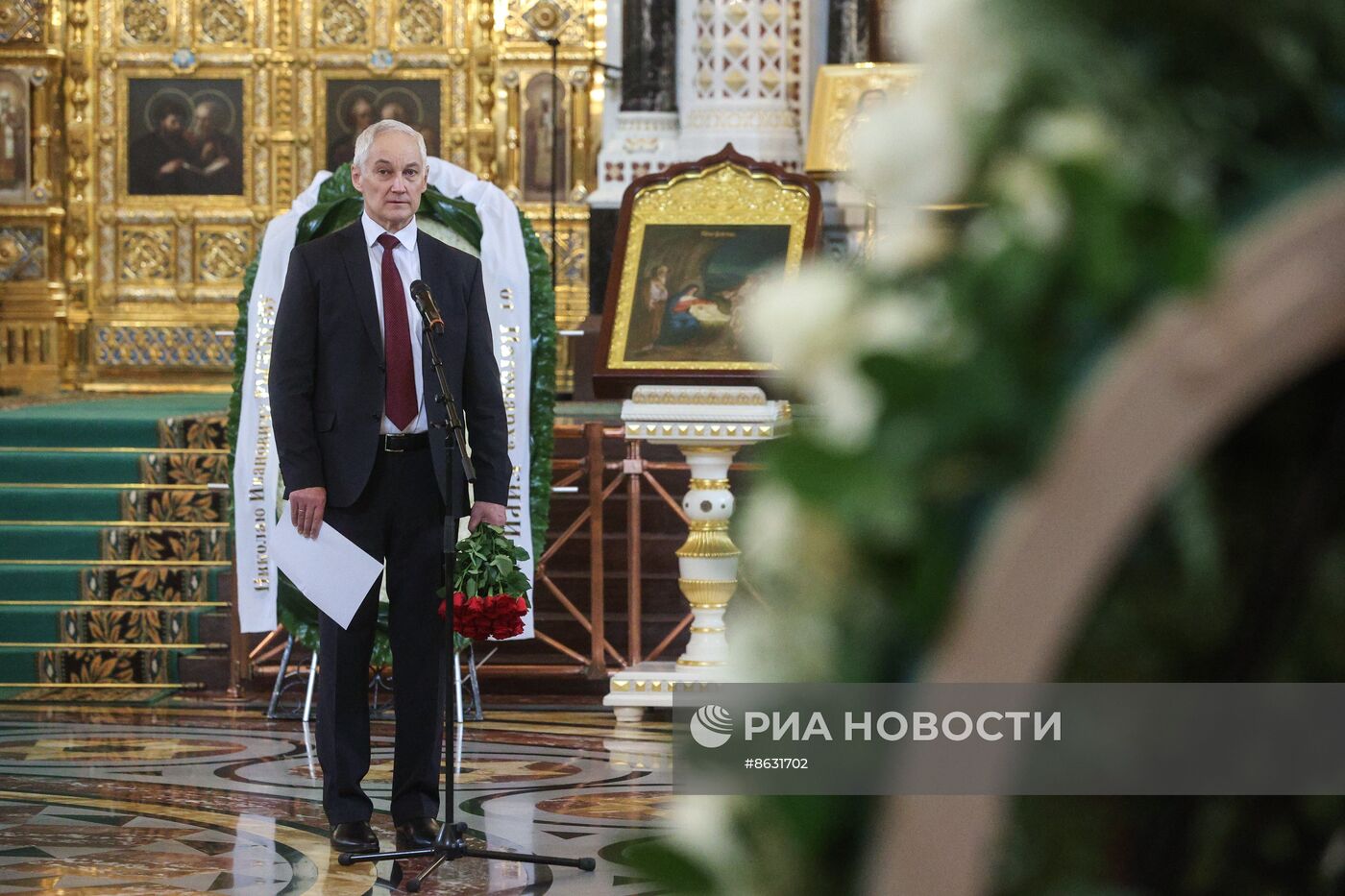 Отпевание бывшего премьера СССР Н. Рыжкова