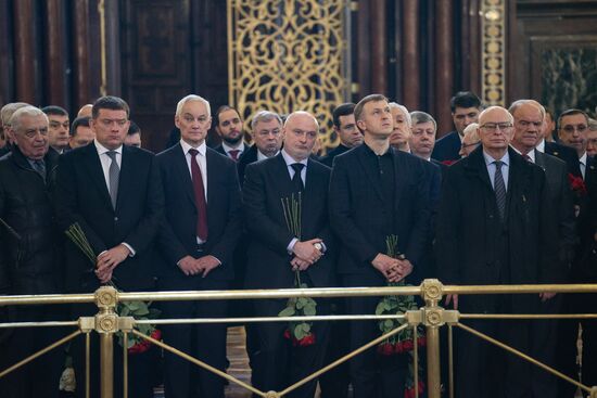 Отпевание бывшего премьера СССР Н. Рыжкова