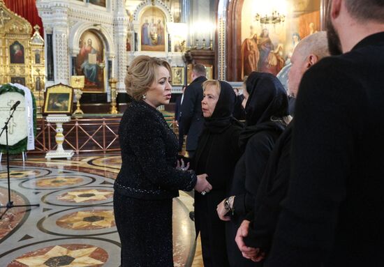 Отпевание бывшего премьера СССР Н. Рыжкова