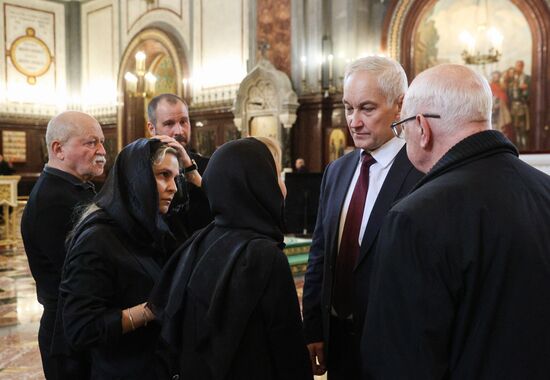 Отпевание бывшего премьера СССР Н. Рыжкова