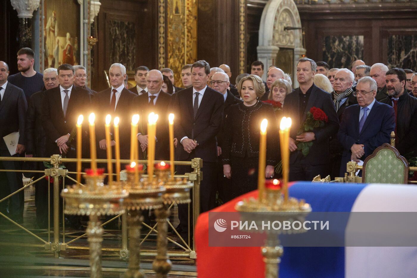 Отпевание бывшего премьера СССР Н. Рыжкова