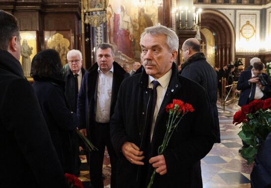 Отпевание бывшего премьера СССР Н. Рыжкова