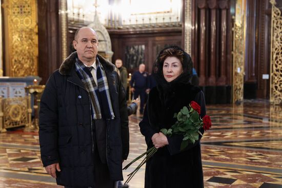 Отпевание бывшего премьера СССР Н. Рыжкова