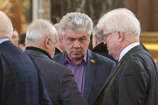 Отпевание бывшего премьера СССР Н. Рыжкова