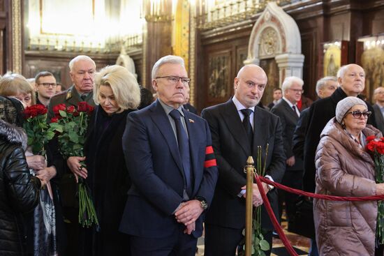 Отпевание бывшего премьера СССР Н. Рыжкова