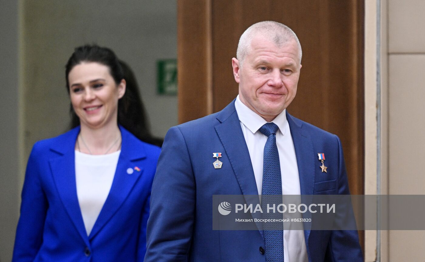 П/к экипажа 21-й экспедиции МКС в Звездном городке