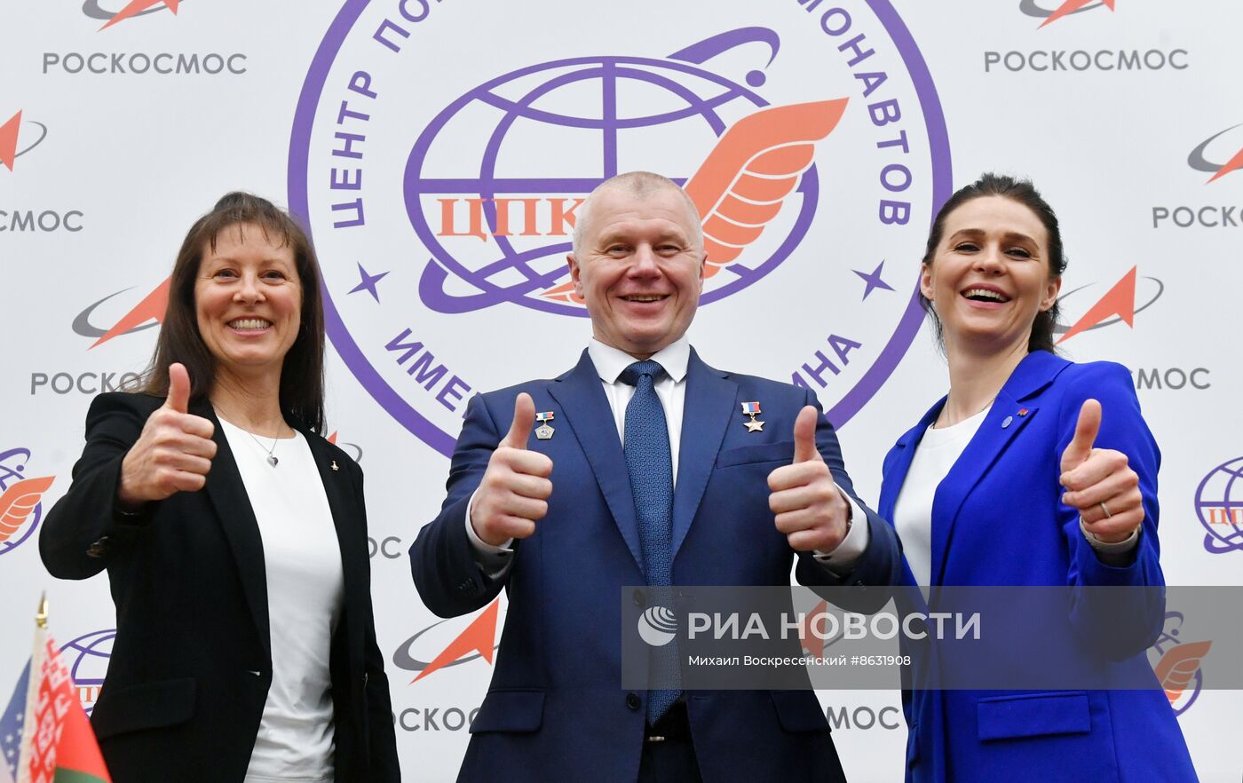 П/к экипажа 21-й экспедиции МКС в Звездном городке