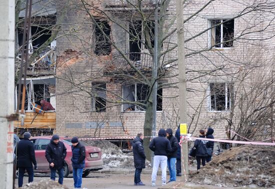 ЧП в жилом доме в Санкт-Петербурге