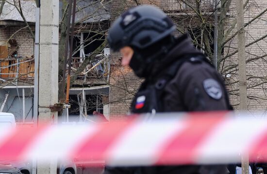 ЧП в жилом доме в Санкт-Петербурге