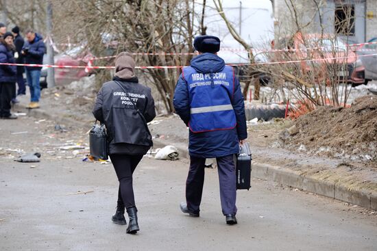 ЧП в жилом доме в Санкт-Петербурге