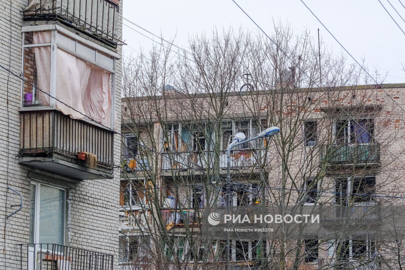 ЧП в жилом доме в Санкт-Петербурге