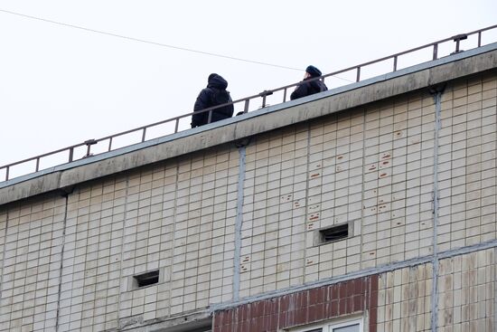 ЧП в жилом доме в Санкт-Петербурге