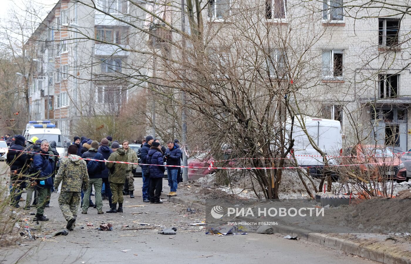 ЧП в жилом доме в Санкт-Петербурге