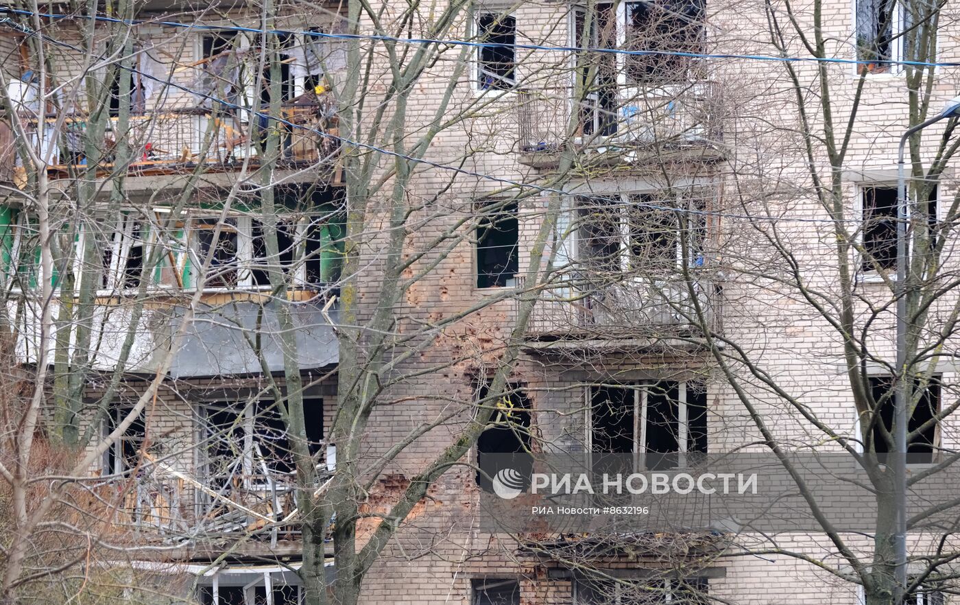 ЧП в жилом доме в Санкт-Петербурге