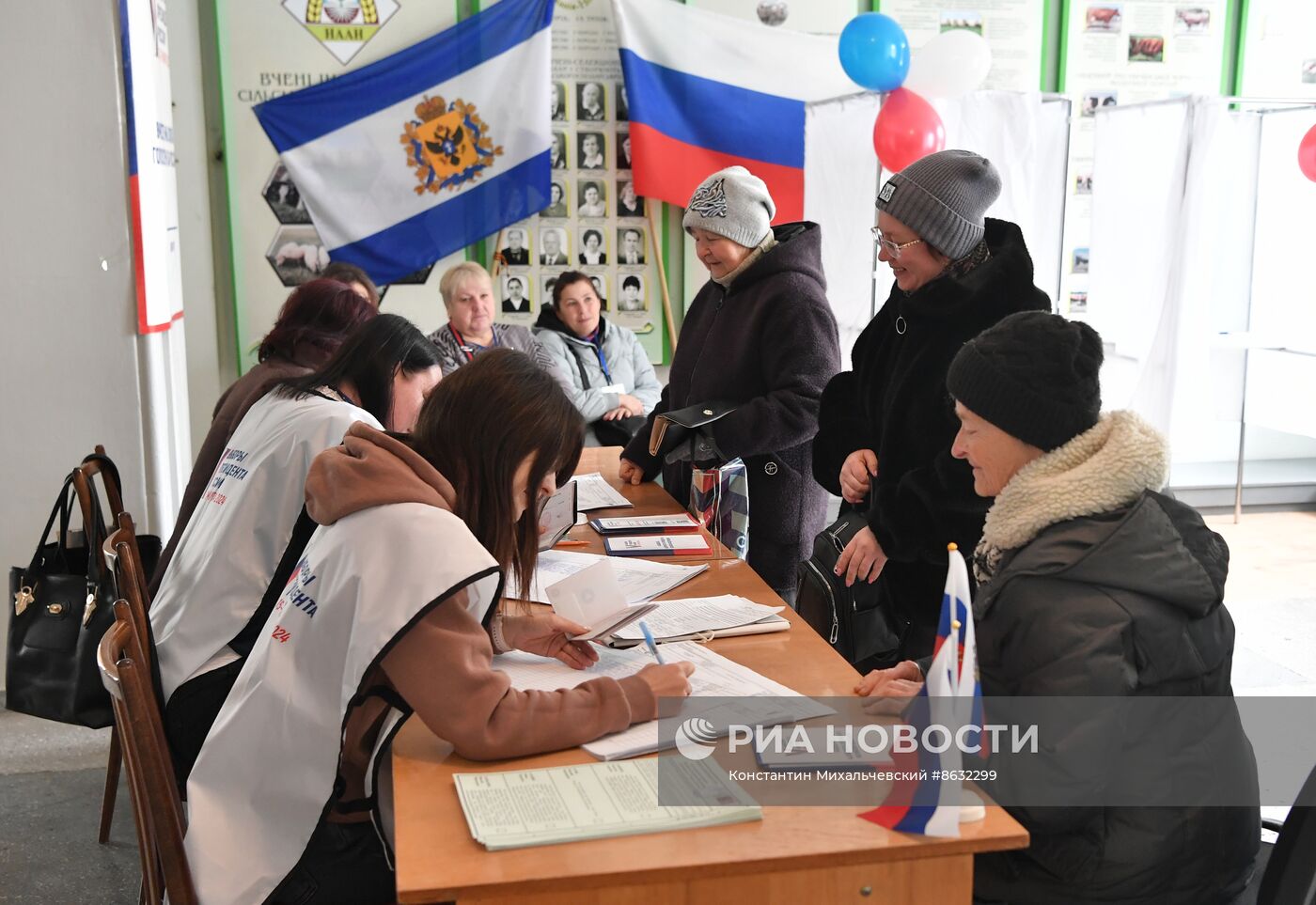 Досрочное голосование на выборах президента РФ в Херсонской области