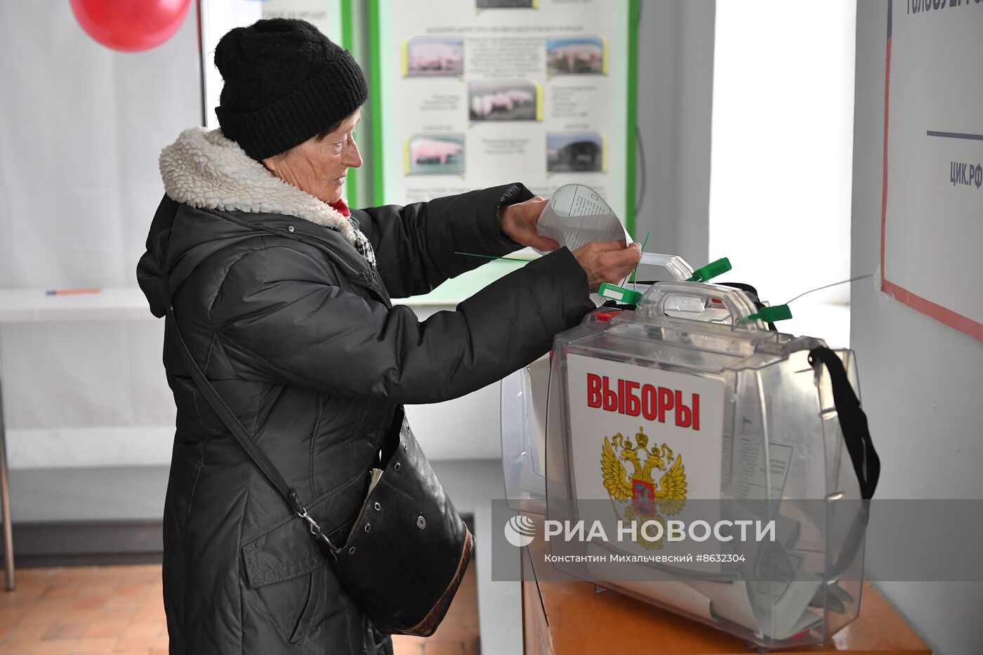 Досрочное голосование на выборах президента РФ в Херсонской области