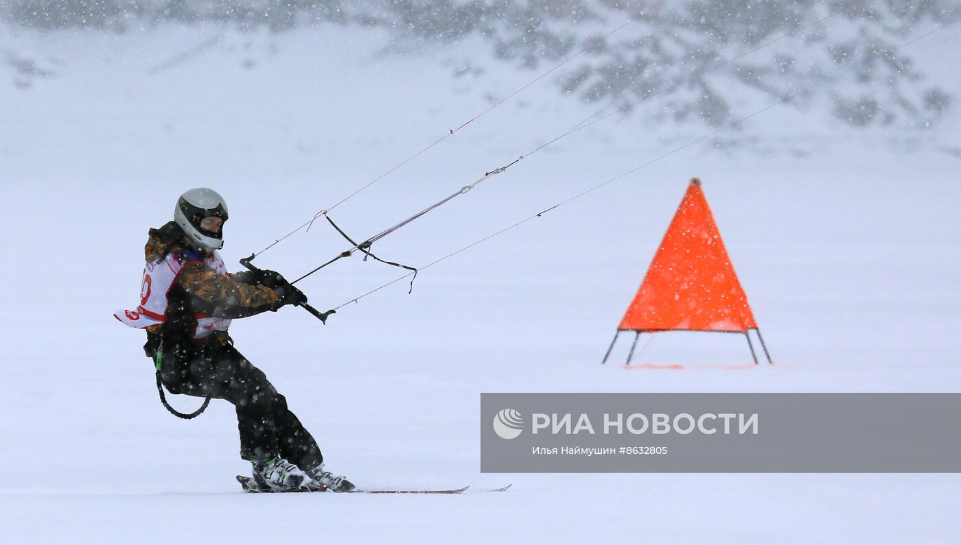 Чемпионат СФО по зимнему сноукайтингу в Красноярском крае