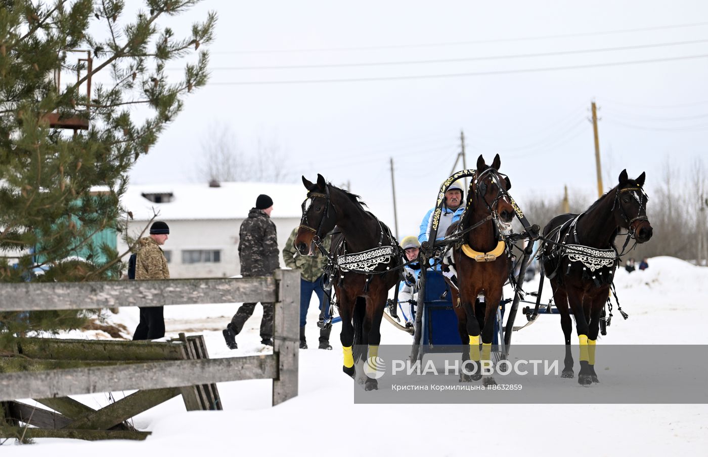 Праздник "Русской тройки" в Вологодской области