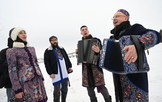 Праздник "Русской тройки" в Вологодской области