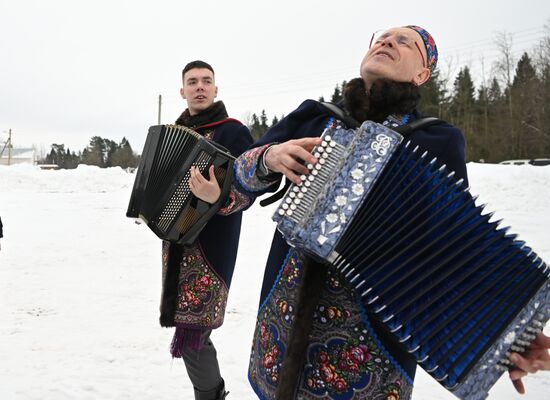Праздник "Русской тройки" в Вологодской области
