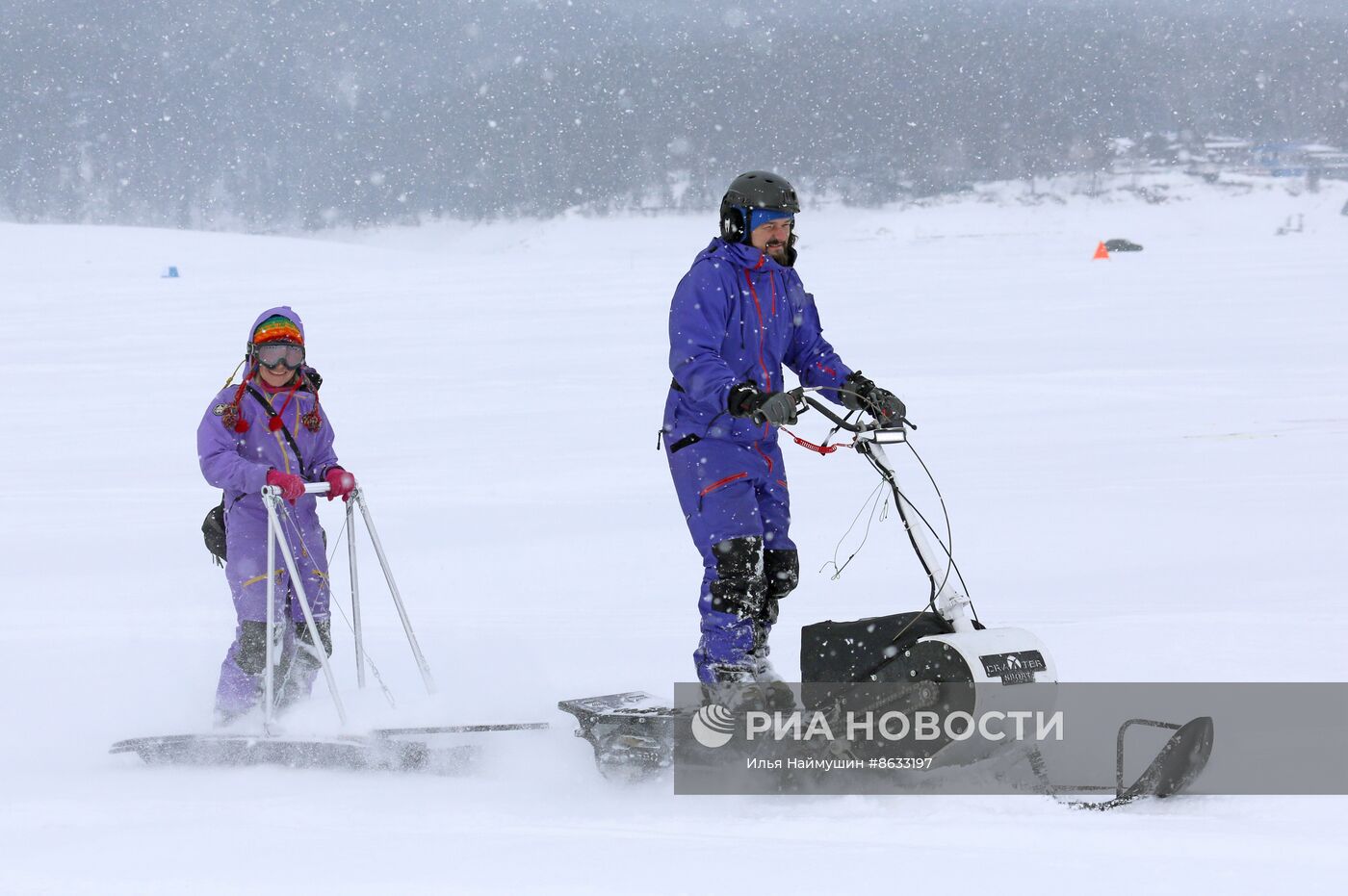 Чемпионат СФО по зимнему сноукайтингу в Красноярском крае