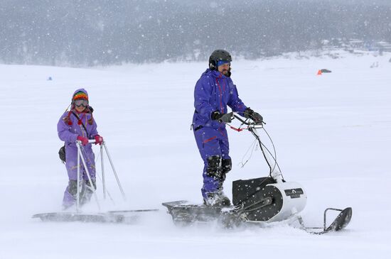 Чемпионат СФО по зимнему сноукайтингу в Красноярском крае