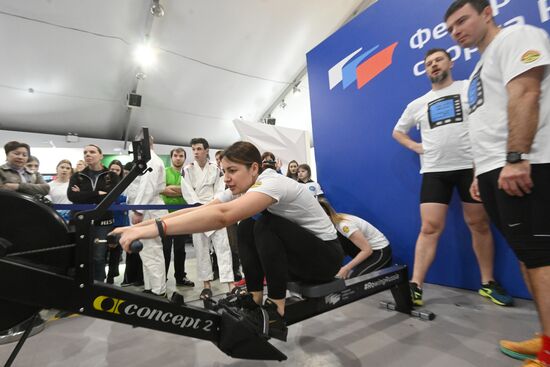 Выставка "Россия". День Федерации гребного спорта России