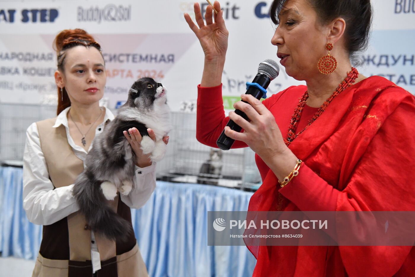 Международная выставка кошек SPRING CAT SHOW в "Крокус Сити Холле"