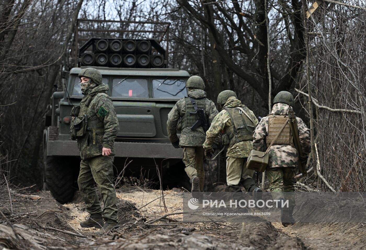 Боевая работа РСЗО "Ураган" на Авдеевском направлении