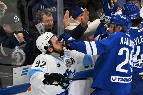 Хоккей. КХЛ. Матч "Динамо" (Москва) - "Динамо" (Минск)