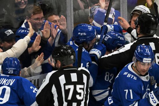 Хоккей. КХЛ. Матч "Динамо" (Москва) - "Динамо" (Минск)