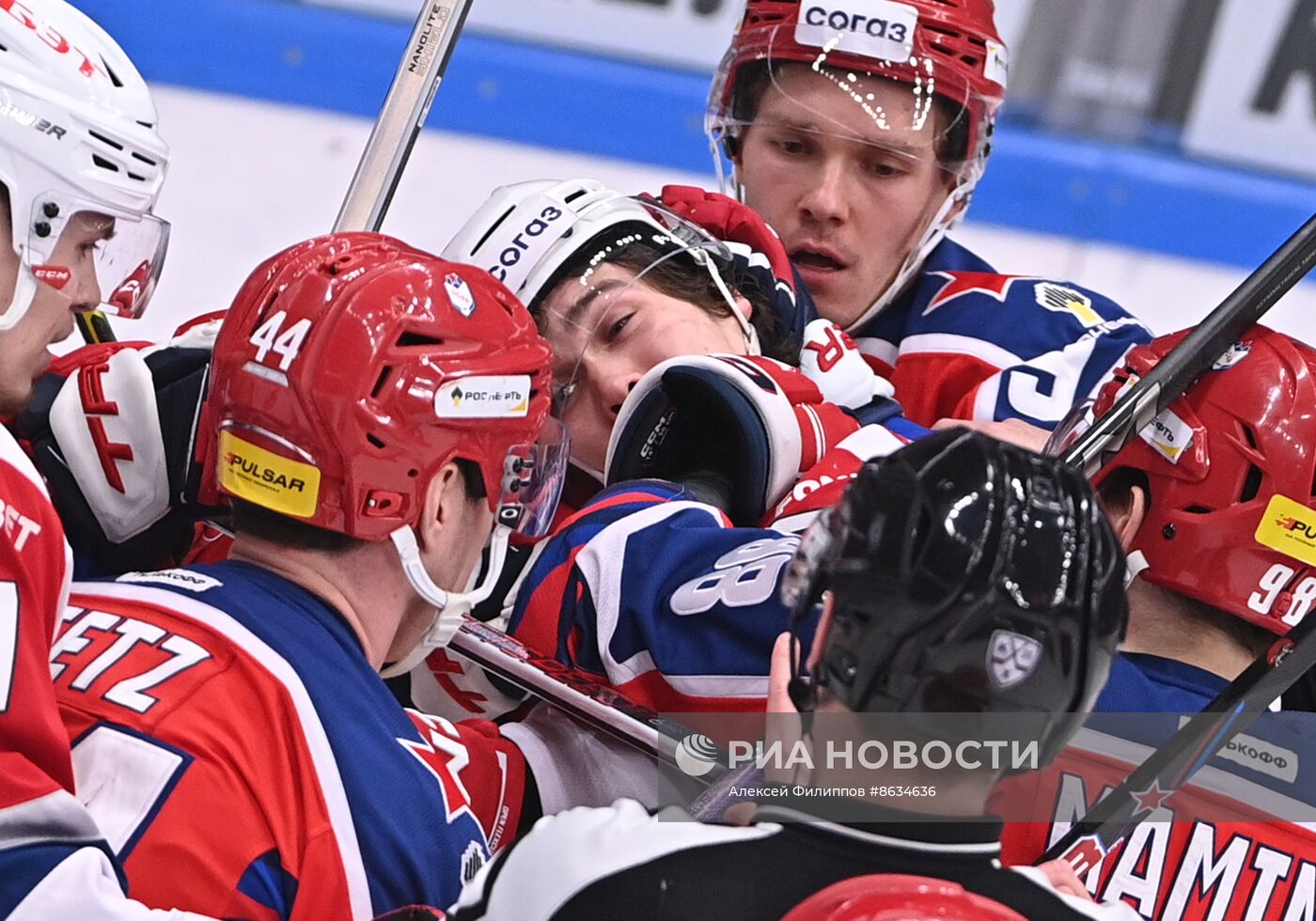 Хоккей. КХЛ. Матч ЦСКА - "Локомотив"