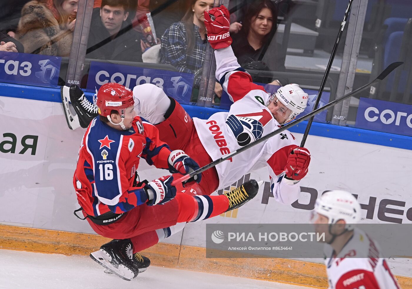 Хоккей. КХЛ. Матч ЦСКА - "Локомотив"