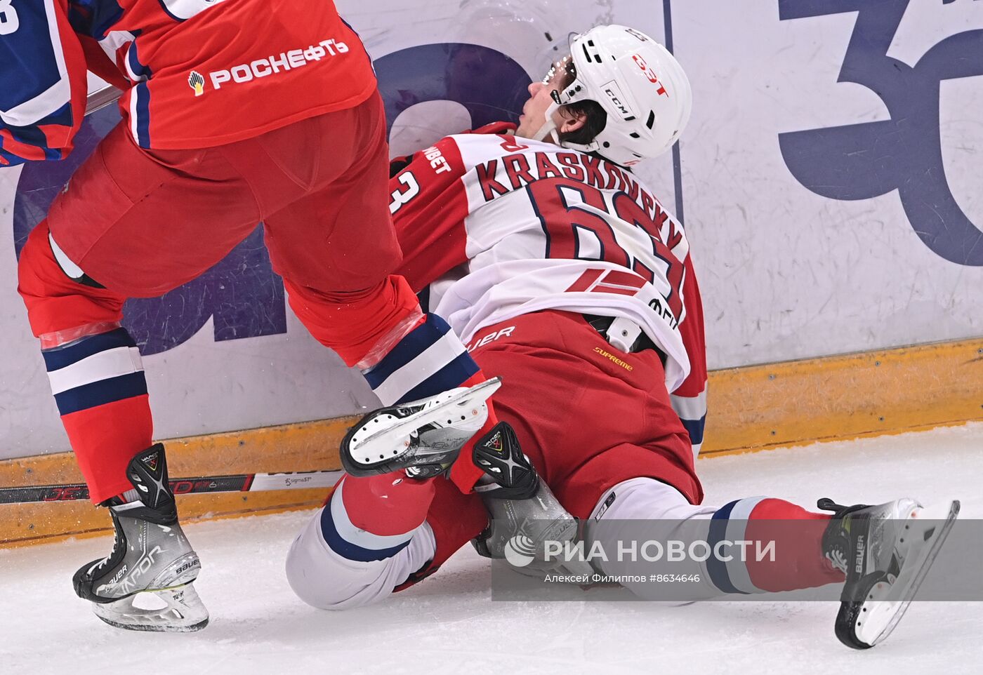 Хоккей. КХЛ. Матч ЦСКА - "Локомотив"