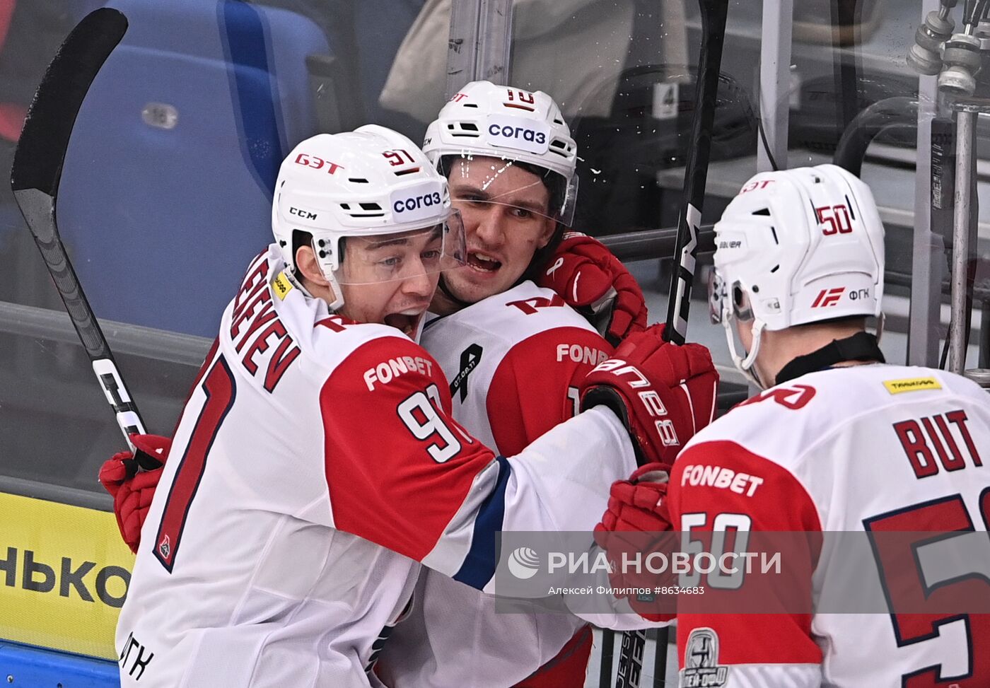 Хоккей. КХЛ. Матч ЦСКА - "Локомотив"