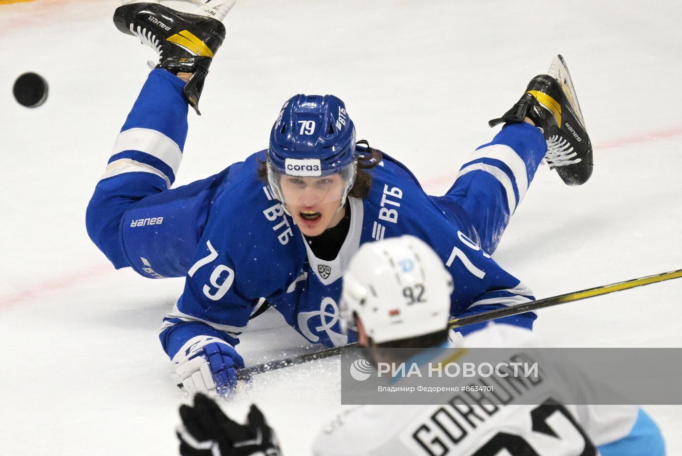 Хоккей. КХЛ. Матч "Динамо" (Москва) - "Динамо" (Минск)