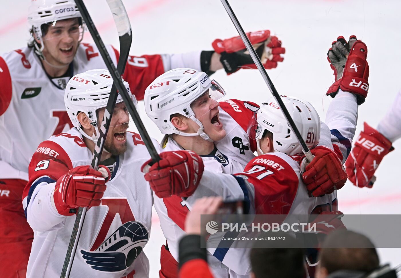 Хоккей. КХЛ. Матч ЦСКА - "Локомотив"