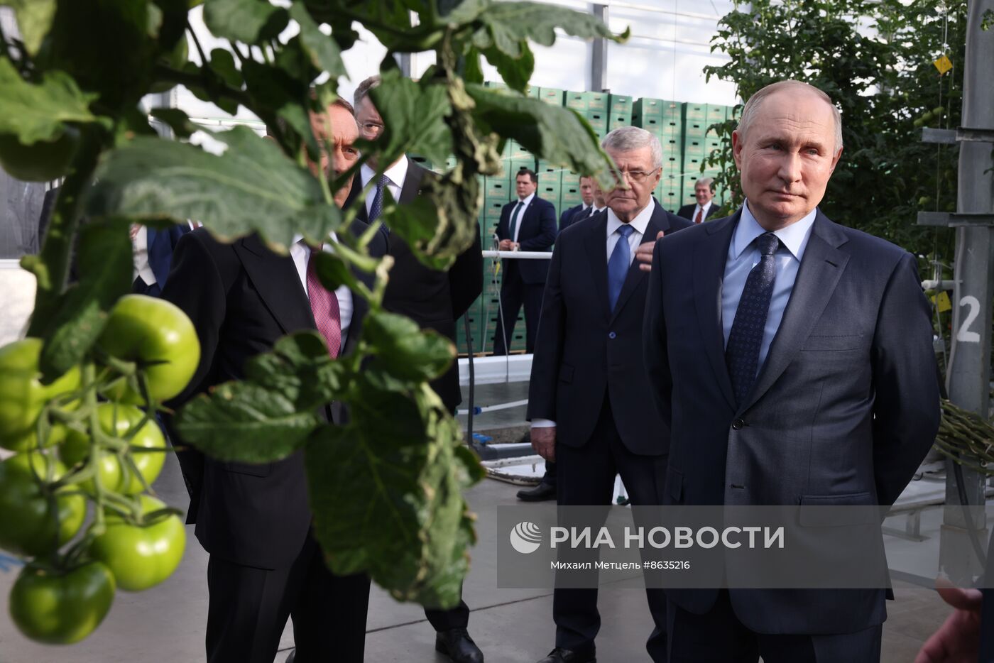 Рабочая поездка президента РФ В. Путина в Ставропольский край