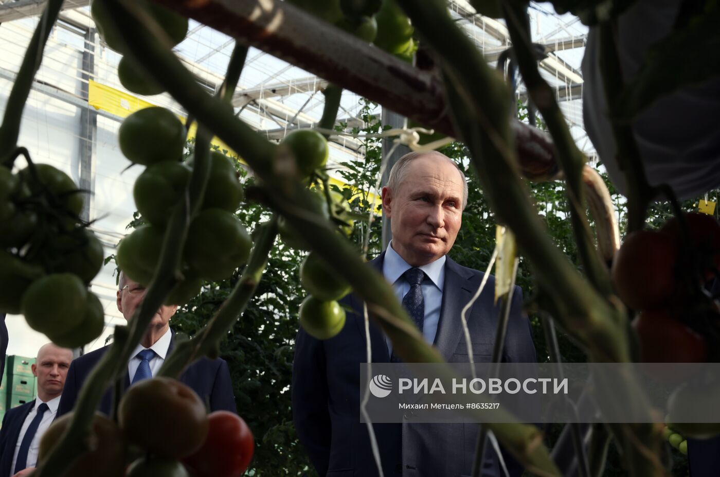 Рабочая поездка президента РФ В. Путина в Ставропольский край