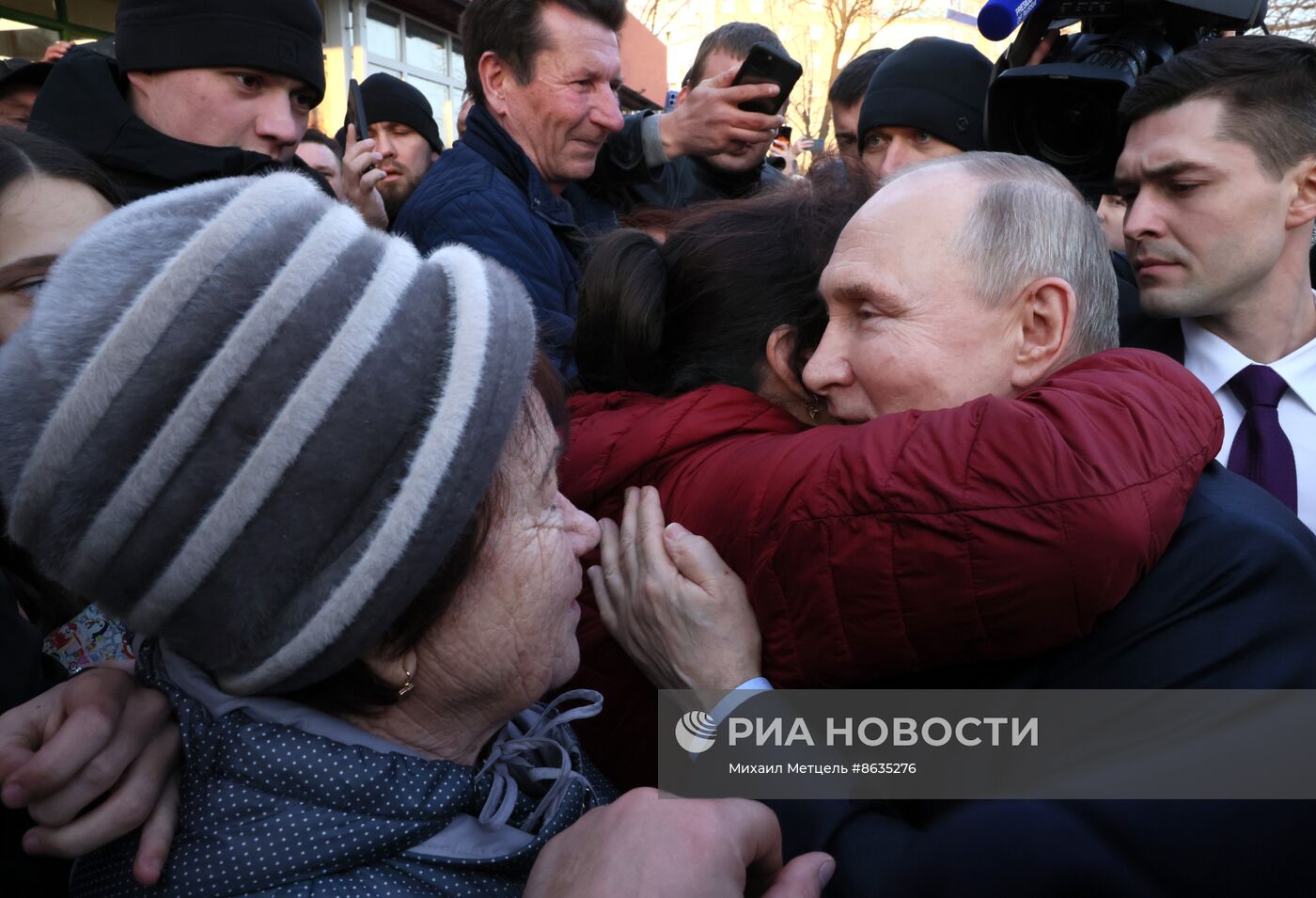 Рабочая поездка президента РФ В. Путина в Ставропольский край