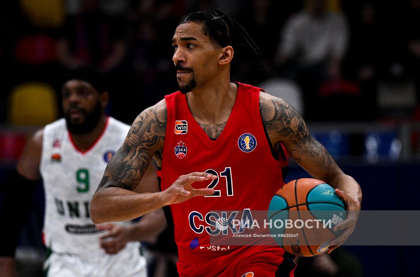 Баскетбол. Единая лига ВТБ. Матч ЦСКА - УНИКС