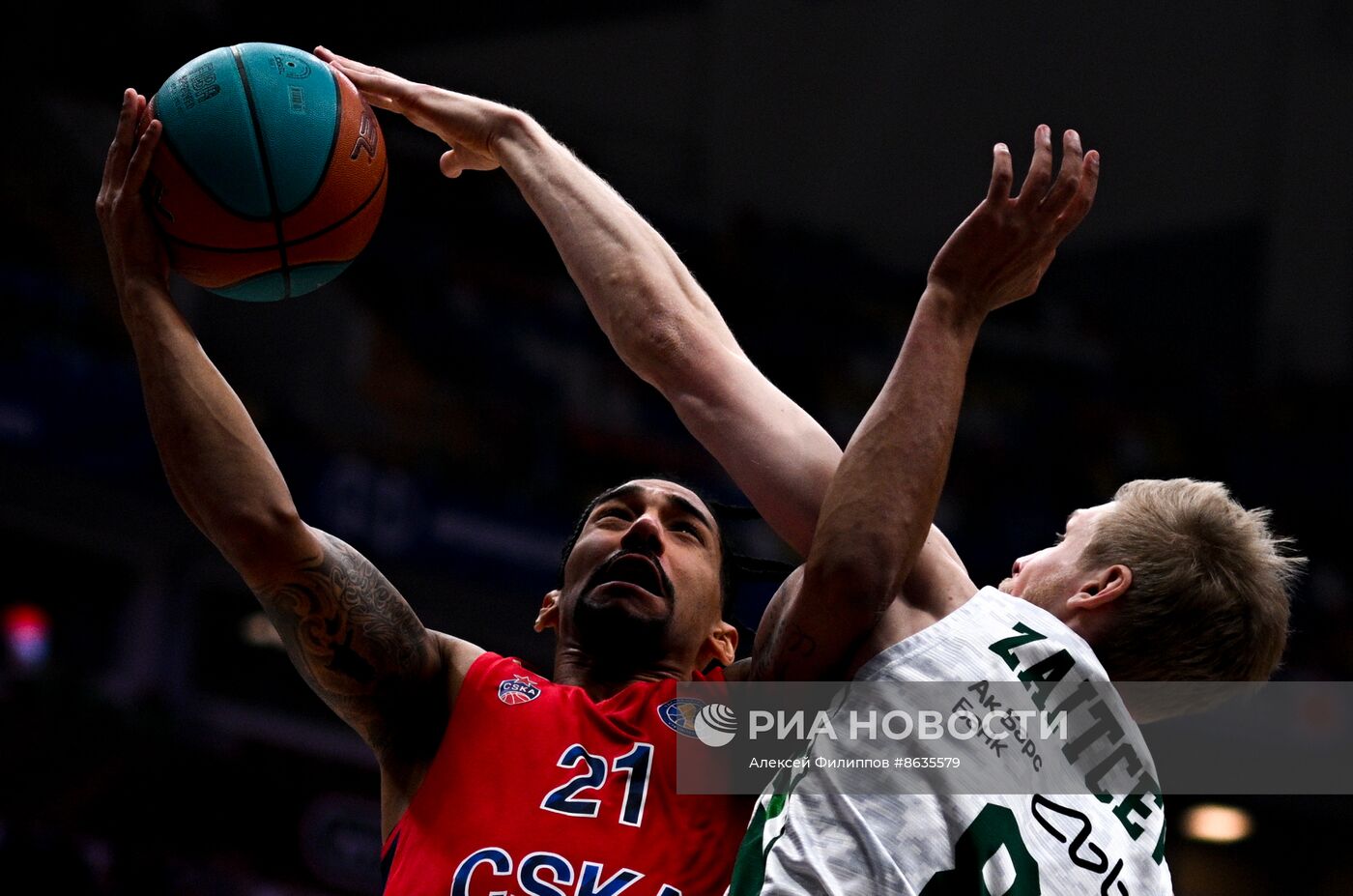 Баскетбол. Единая лига ВТБ. Матч ЦСКА - УНИКС