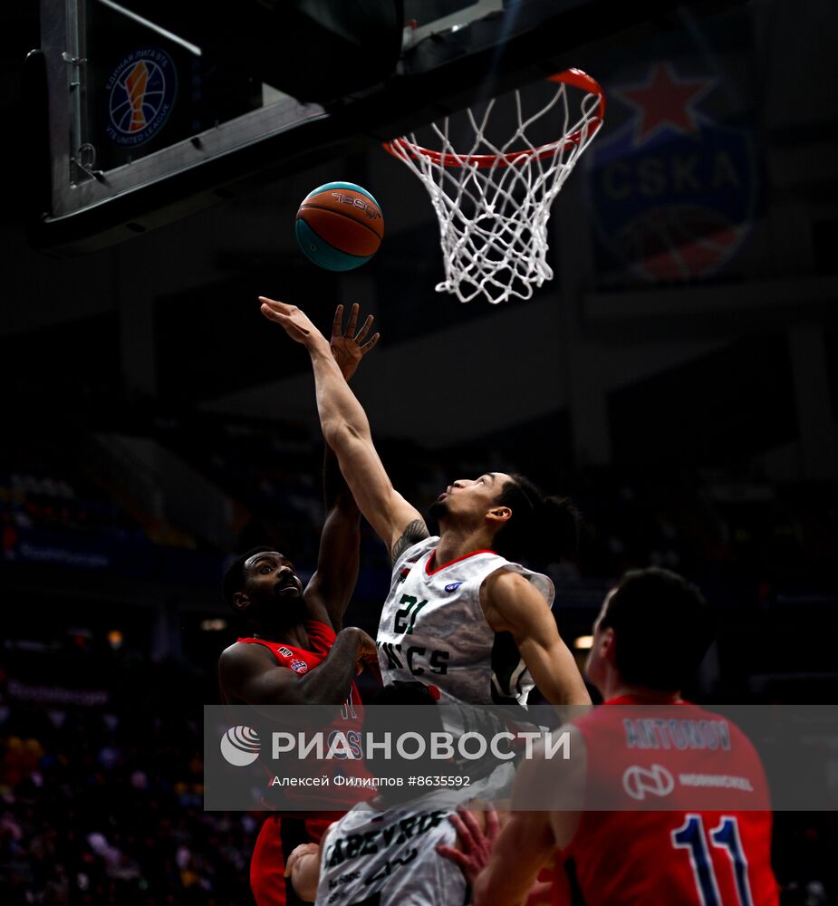 Баскетбол. Единая лига ВТБ. Матч ЦСКА - УНИКС