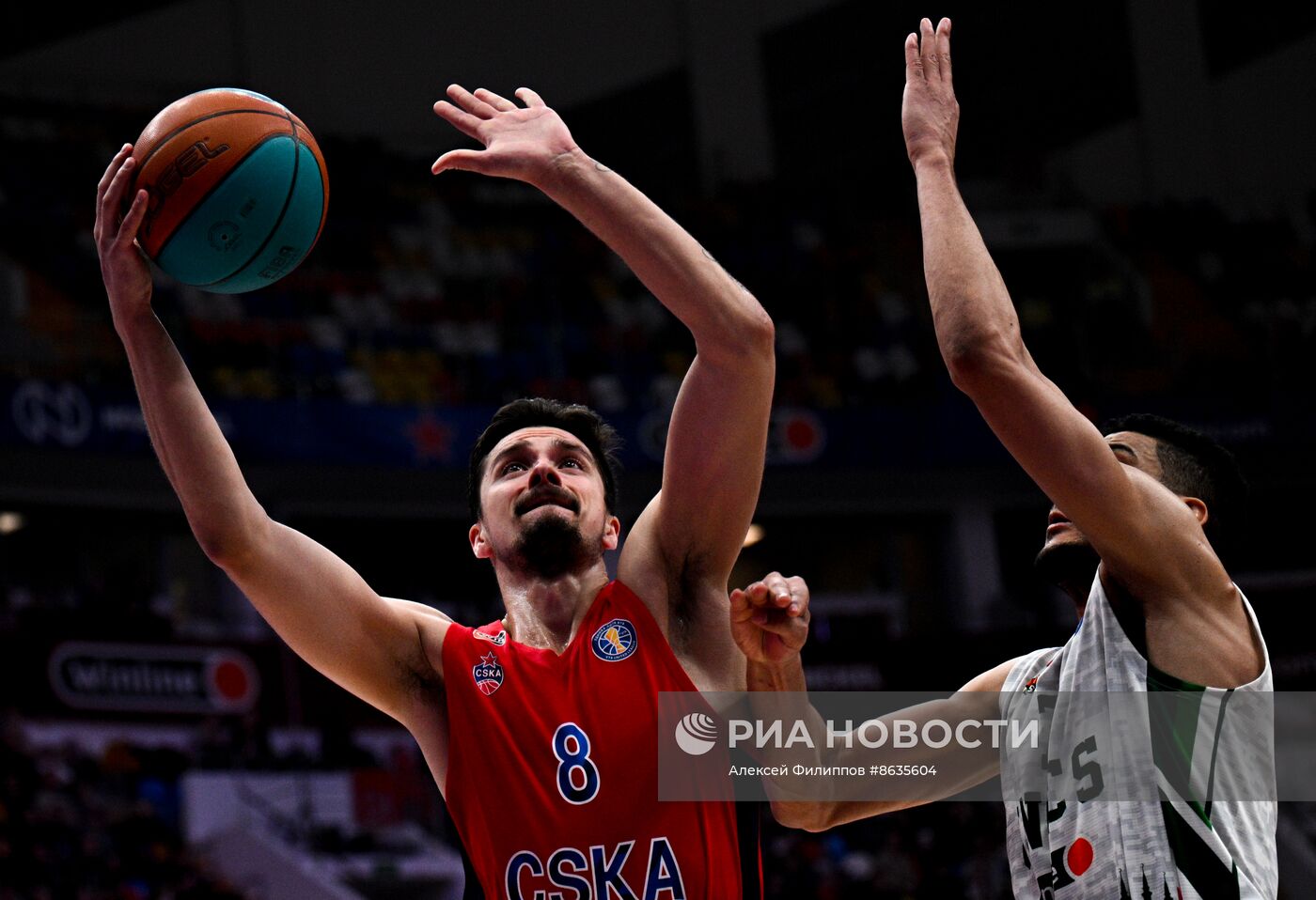 Баскетбол. Единая лига ВТБ. Матч ЦСКА - УНИКС