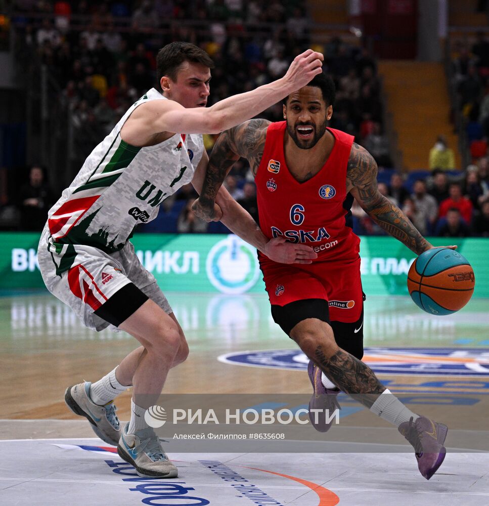 Баскетбол. Единая лига ВТБ. Матч ЦСКА - УНИКС