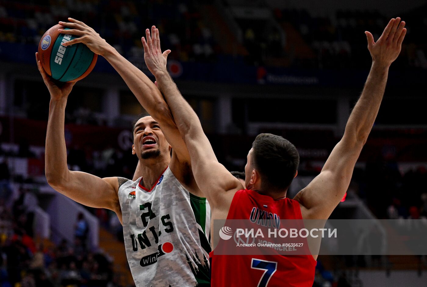 Баскетбол. Единая лига ВТБ. Матч ЦСКА - УНИКС